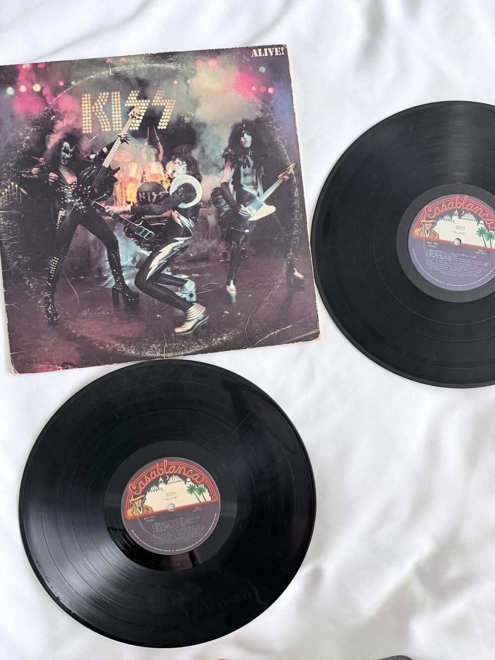 Kiss Alive! 2LP Vinyl Record Album NBLP 7020 Casablanca 1975